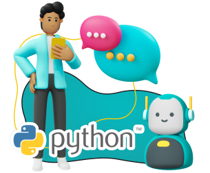 Умный чат-бот на Python - Школа программирования для детей, компьютерные курсы для школьников, начинающих и подростков - KIBERone г. Бишкек